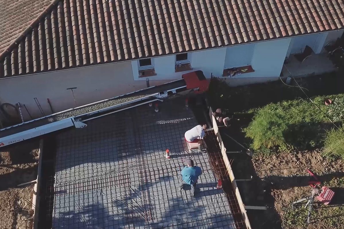 Suivi de chantier vu du ciel